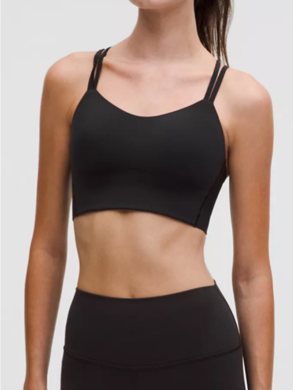 lululemon athletica Like A Cloud Longline Bra, Black
